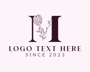 Violet - Aesthetic Floral Garden logo design