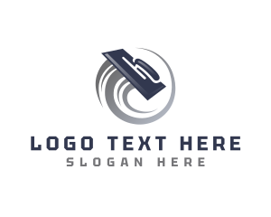 Concrete - Trowel Builder Masonry logo design