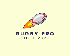 Rugby Ball Rocket logo design