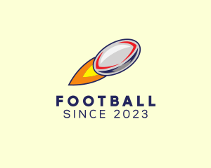 Rugby Ball Rocket logo design