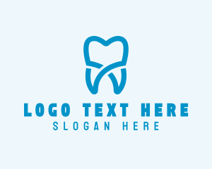 Dental Clinic - Dental Molar Tooth logo design