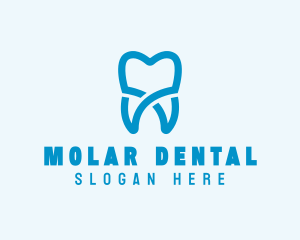 Molar - Dental Molar Tooth logo design