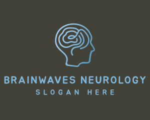 Neurology Brain Head logo design