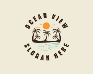 Ocean Beach Travel logo design