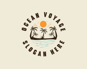 Ocean Beach Travel logo design