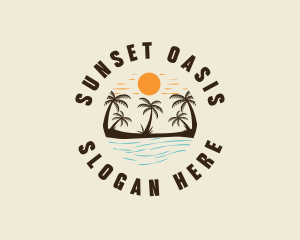 Ocean Beach Travel logo design