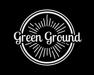Ground - Circle Ray Cafe logo design