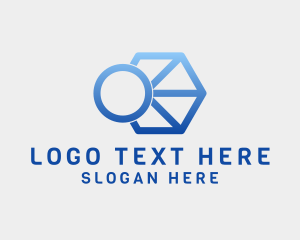 Hexagon - Simple Geometric Sun logo design