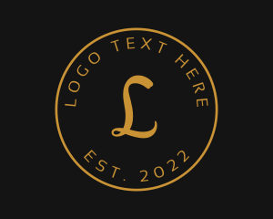 Luxury - Golden Luxury Letter logo design