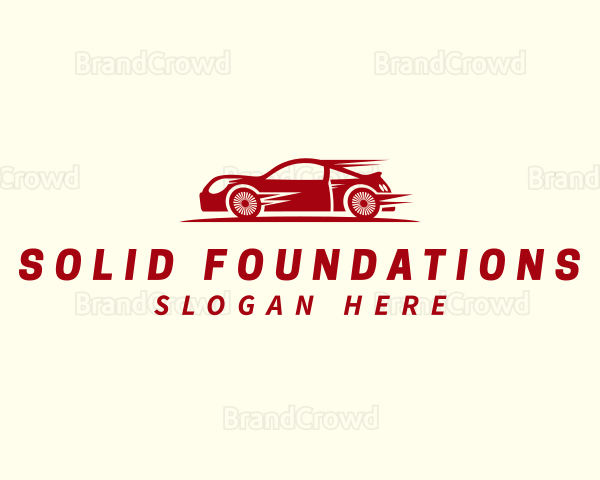 Automobile Racing Car Logo