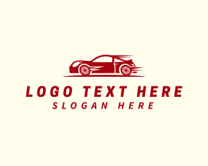 Automobile Racing Car Logo