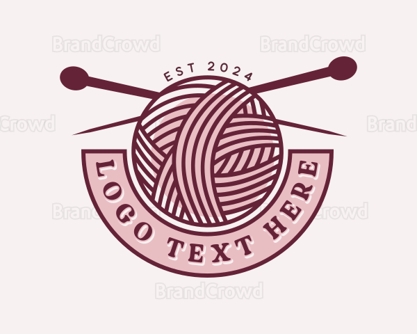 Handcrafted Yarn Embroidery Logo