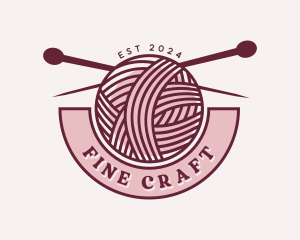 Handcrafted Yarn Embroidery logo design