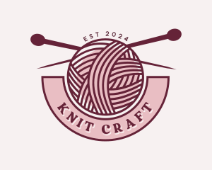 Handcrafted Yarn Embroidery logo design