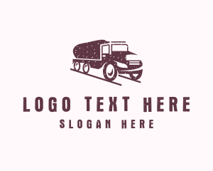Delivery - Tank Truck Transport logo design