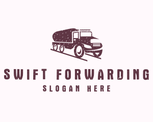 Tank Truck Transport logo design