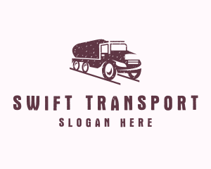 Transporation - Tank Truck Transport logo design