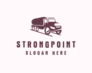 Distribution - Tank Truck Transport logo design
