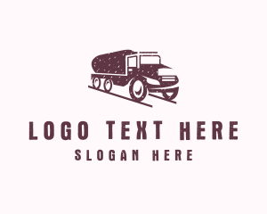 Transport - Tank Truck Transport logo design