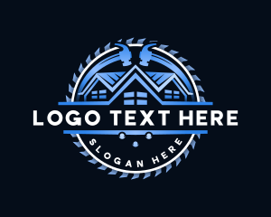 Roofing - Hammer Roofing Construction logo design