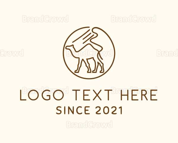 Desert Camel Travel Logo