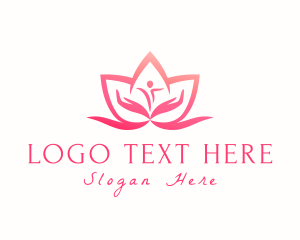 Therapist - Lotus Body Spa logo design