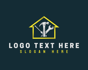 Hammer - Home Handyman Tools logo design