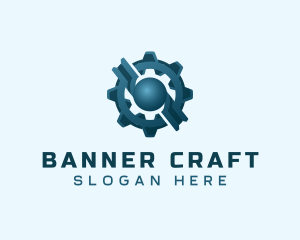 Industrial Gear Cog logo design