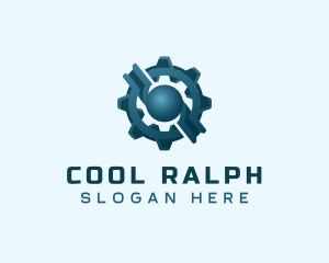 Industrial Gear Cog logo design