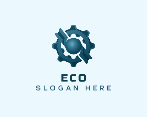Industrial Gear Cog logo design