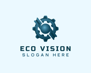 Industrial Gear Cog logo design