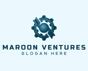 Industrial Gear Cog logo design