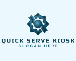 Industrial Gear Cog logo design