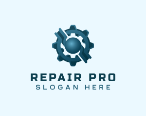 Fix - Industrial Gear Cog logo design