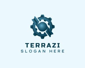 Industrial Gear Cog logo design