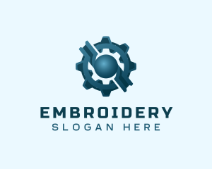 Industrial Gear Cog logo design