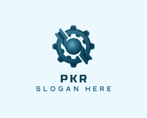 Industrial Gear Cog logo design