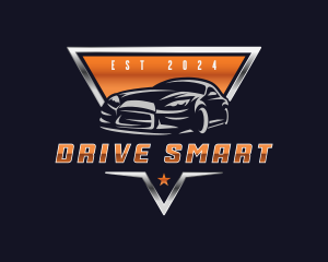 Car Driving Auto logo design