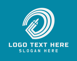 Plane Rental - Airplane Travel Agency logo design