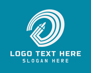 Travel Blogger - Airplane Travel Agency logo design
