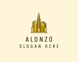 Gold City Property  logo design