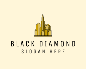 Gold City Property  logo design