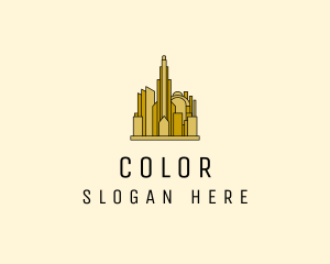 Gold City Property  logo design