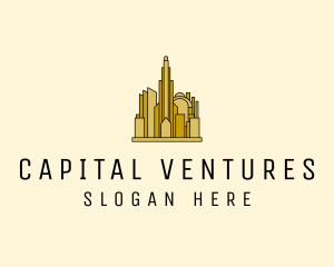 Capital - Gold City Property logo design