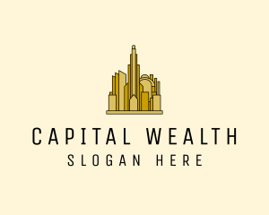 Capital - Gold City Property logo design