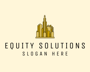 Equity - Gold City Property logo design
