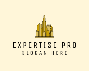 Gold City Property  logo design