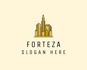 Gold City Property  logo design