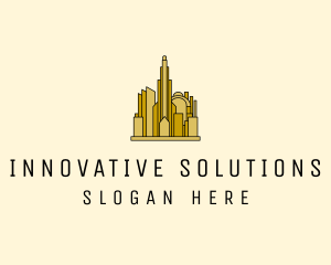 Gold City Property  logo design