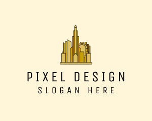 Gold City Property  logo design